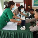Persit KCK Cabang XXXI Kodim 1508/Tobelo Gelar Donor Darah dalam Rangka HUT Ke-79