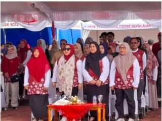 Wakili Tim Penggerak PKK Morotai, Ny. Hikma Sibua Hadiri HARGANAS ke-32 Tingkat Provinsi