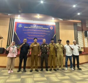 Tanda Tangan Surat Perjanjian Kerja, Wakil Bupati Pulau Morotai, Rio Christian Pawane Harap Pihak Kontraktor Bekerja Dengan Baik