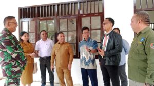 Kunjungi Area Rumah Sejahtera, Bupati Halut, Piet Hein Babua Tinjau Progres Pembangunan Sekolah Rakyat