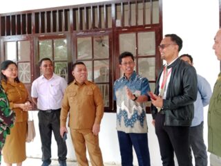 Kunjungi Area Rumah Sejahtera, Bupati Halut, Piet Hein Babua Tinjau Progres Pembangunan Sekolah Rakyat