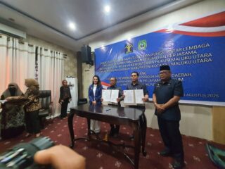 Pemkab Pulau Morotai Teken PKS dengan Kementerian Hukum