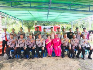 Kapolres Halut dan Ketua Bhayangkari Cabang Halut Kunjungan Kerja ke Polsek Loloda Utara