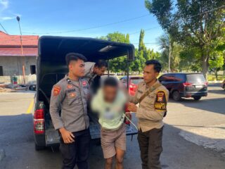 Anggota Pamapta Sigap Menerima Laporan Pencurian Dari Masyarakat, Pelaku Berhasil Diamankan