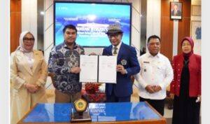 Kadis Kominfosan Halut, Teken Kerja Sama dengan Universitas Dr Soetomo Surabaya