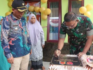 Wujud Kepedulian TNI, Dandim 1508/Tobelo Resmikan Rumah Bantuan Babinsa di Desa Dokulamo