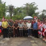 Didampingi Dandim 1508/Tobelo, Bupati Halut, Piet Hein Babua Resmikan Jembatan Garuda di Kao Barat